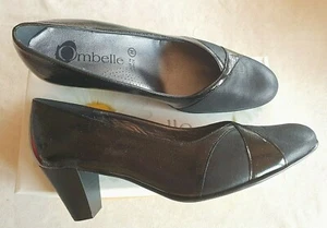 chaussures escarpins en cuir noir Ombelle modèle Vasco taille 41 (pa) - Imagen 1 de 5