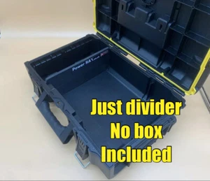FACTORY 2ND TOOLBOX DIVIDER for DeWalt Toughsystem 2.0 DS165 Small NO BOX INC - Picture 1 of 6