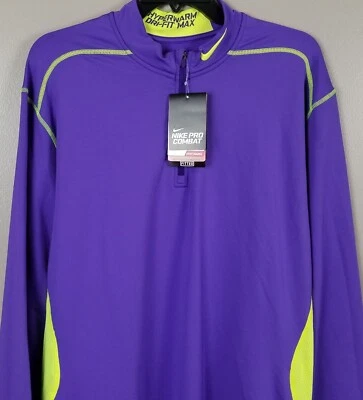 CAMISA JERSEY NIKE PRO COMBAT HYPERWARM 1/4 CREMALLERA NUEVA 543596-531 (TALLA 2XL) Foto 1 de 4