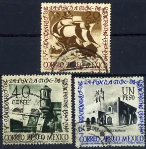 Messico 1940 400° Anniversario di Campeche Usato (Sc# C111-C113) - Foto 1 di 1