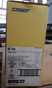 Erico/Caddy K-16 Rohr Aufhänger Clip, für 1" EMT, Box von 100 - Bild 1 von 1