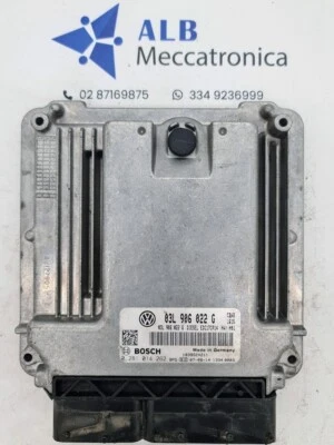 CENTRALINA MOTORE ECU "IMMO OFF" EDC17CP14 0281014262 03L906022G VW TIGUAN - Immagine 1 di 4
