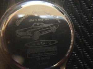 Seltene 1964 1/2 Mustang Uhr sehr sammelwürdig Schreckensfund Vintage - Bild 1 von 3
