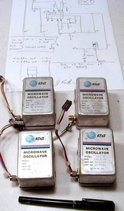 AT&T DRO Microwave Oscillators 6-8 GHz Range, several to choose from! W/Data - Picture 1 of 1