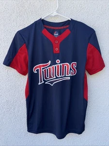 Majestic Authentic Minnesota Twins MLB Youth Medium maglia bianca nuova con etichette prezzo consigliato dal produttore $35 - Foto 1 di 6
