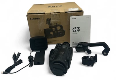 Canon XA70 4K Profi Camcorder XA 70 UHD Video Kamera OVP MwSt Sehr guter Zustand - Bild 1 von 4
