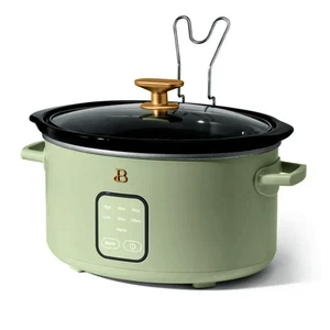 Beautiful 4Qt Slow Cooker Sage Green | Touch Display | Drew Barrymore - Picture 1 of 7