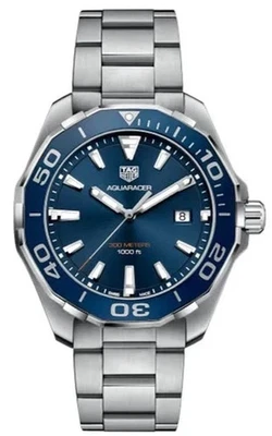 Reloj para hombre Tag Heuer Aquaracer esfera azul venta - WAY101C.BA0746 Foto 1 de 4