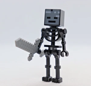 Wither Skelett 21126 21139 21266 21172 Schwert Minecraft LEGO® Minifigur Figur - Bild 1 von 5