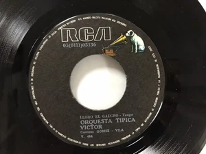 Orquesta Tipica Victor 45 Adios Argentina Lloro El Gaucho RCA Tango VG++  c5530 - Picture 1 of 3