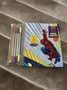 Draw Marvel Comics Super Heroes Klutz Kids Activity Art Book Vintage Used - Imagen 1 de 8