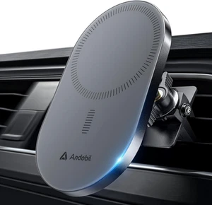 Andobil 2025 amélioré pour support de voiture Magsafe [plus grand panneau, Big Phone Friendly]  - Photo 1 sur 13