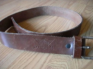 WESTERN COWBOY DREAM DESIGN GENUINE LEATHER BELT 36" - Picture 1 of 3