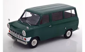 #KKS180462 - KK-Scale Ford Transit MK1 Bus - dunkelgrün - 1965 - 1:18 - Bild 1 von 1