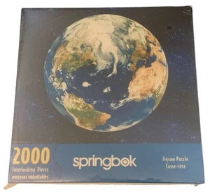 SEALED Springbok BLUE PLANET 2000 Piece Jigsaw Puzzle, Earth from Space - Picture 1 of 1