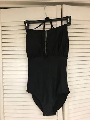 Maiô Bobbie Brooks preto 1 peça novo com etiquetas - Imagem 1 de 3