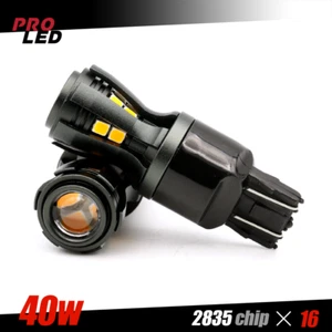 NEW DESIGN 7443 7440 Amber Yellow Rear Turn Signal Blinker LED Light Bulb - Picture 1 of 6
