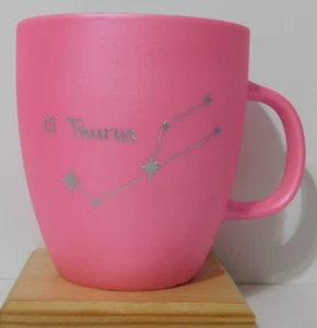 Large 19oz Taurus Zodiac Coffee Mug Cup Pink Constellation New (Hand wash only) - Picture 1 of 7