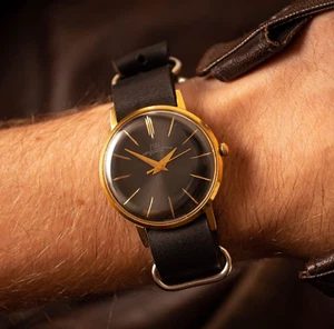 Reloj soviético, reloj vintage, ""Ray"" LUCH, reloj de la URSS, 10 micras chapado en oro - Imagen 1 de 5