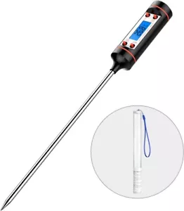 Habor Termómetro para barbacoa Termómetro para horno Pantalla LCD Acero inoxidable Sonda de medición CP011A - Imagen 1 de 4