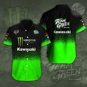 Kawasaki Racing Team short sleeve shirts Unisex all size S-5xl - Picture 1 of 2