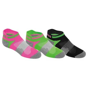 ASICS QUICK LYTE CUSHION LOW CUT 3 PACK SOCKS - Picture 1 of 4