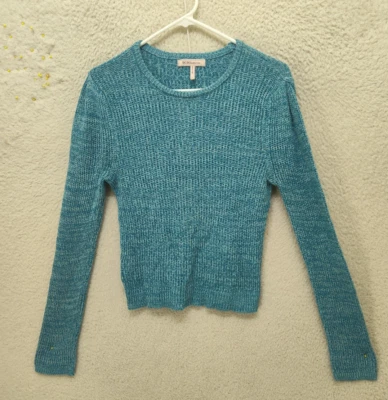 Suéter BCBG Generation Mujer Pequeño Azul Pullover Tejido Manga Larga Ligero Foto 1 de 4