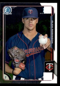 Alex Robinson 2015 Bowman Draft #198 Chrome  Minnesota Twins