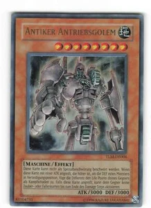 Yugioh ANTIKER ANTRIEBSGOLEM , tlm-de006 Ultra Rare deutsch Near Mint - Bild 1 von 2