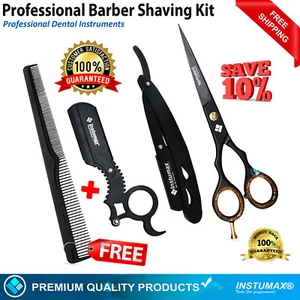 Professional Barber Salon Hair Cutting Thinning German Scissor Shears Set - Picture 1 of 9