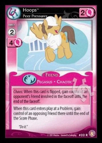 My Little Pony Absolute Discord Hoops, Peer Pressurer - 32 - MLP CCG  - Image 1 of 1