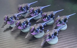 warhammer 40k x8 termagants with devourers (assembled/partially painted), used. - Foto 1 di 3