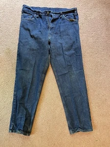 RK Brand Men's Size 33 X 32 Straight Leg Medium Wash 100% Cotton Jean Work - Picture 1 of 7