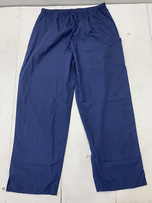 Mens Dark Blue Elastic Waist Pants Size 2X - Image 1 of 4