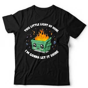 Mental Health T Shirt This Little Light Of Mine Unisex &Kids Funny Dumpster Fire - Picture 1 of 10