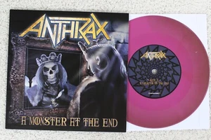 Anthrax - A Monster At The End - COLORED VINYL Picture Sleeve PS 7" - Picture 1 of 2
