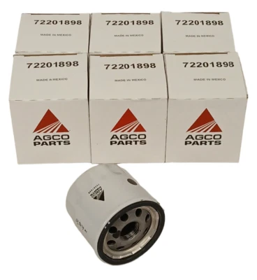 (PAQUETE DE 6) ARCO 72201898 Filtro de aceite para tractores Massey Ferguson, Challenger y Agco Foto 1 de 4