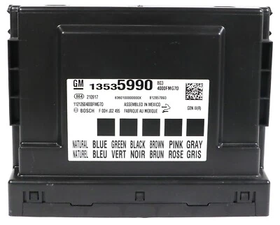 Chevrolet Camaro SS ZL1 BCM 2019-2021 módulo de control de carrocería usado OEM GM 13535990 Foto 1 de 3