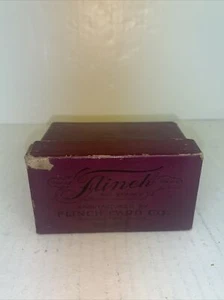 Antikes Flinch Kartenspiel von 1913 komplett mit Box und Markenkarte Kalamazoo MI - Bild 1 von 6