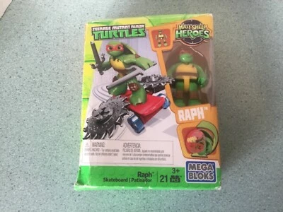 MEGA BLOQUES "RAPH" TORTUGAS NINJA MUTANTES ADOLESCENTES 21 PIEZAS Foto 1 de 4
