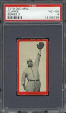 1910 T210-2 Old Mill Win Clarke PSA 4 Norfolk Tars