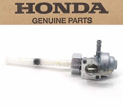 New Genuine Honda Petcock XR80 XL80 XL100 CB125 XL200 200X Fuel Gas Valve #E68 - image 1 of 4