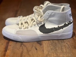 Size 13 - Nike Blazer Court Mid Premium SB White Black 2022 - Picture 1 of 7