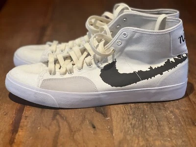 Size 13 - Nike Blazer Court Mid Premium SB White Black 2022 - Image 1 of 4