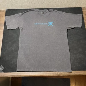 Oakley Skull Shirt Software Static Vintage 90s Chrome Cross Bones USA Made Rare - Picture 1 of 9
