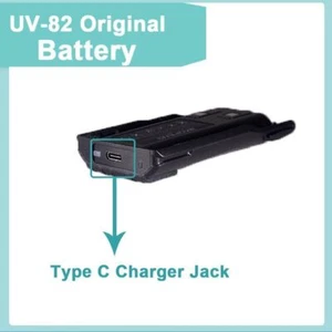 Baofeng UV-82 Battery Type-c 2800mAh for BF UV-82HP UV82 UV-82 Plus Ham Radio - Picture 1 of 4