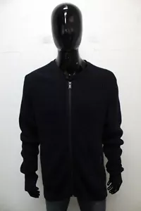 GUESS Strickjacke Herren Größe XL T-Shirt Winter Pullover Blau Baumwolle - Bild 1 von 11