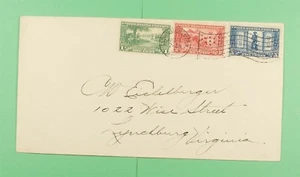 DR WHO 1925 FDC LEXINGTON/CONCORD ANIV COMBO #617-19 LEXINGTON MA FLAG m30522 - Picture 1 of 2