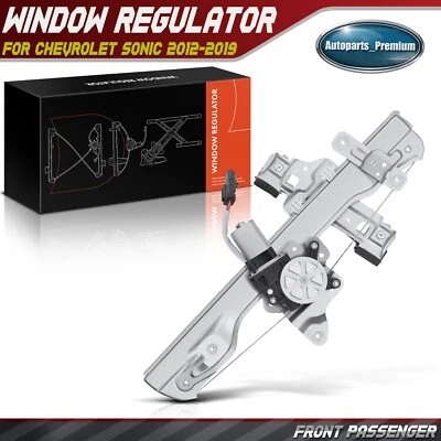 Регулятор стеклоподъемника переднего пассажира под правую руку с двигателем для Chevrolet Sonic 12-20 - Изображение 1 из 4