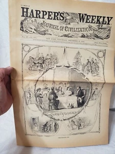 Harper's Weekly Saturday, December 29, 1860 Issue READ DESCRIPTION - Picture 1 of 12